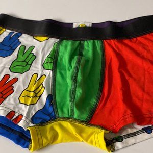 New MeUndies Men's Trunk Brief Medium LGBTQ Peace themed